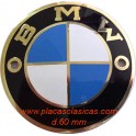 Placa Anagrama BMW 60 dorada PL-207-D