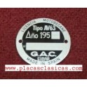 Placa G.A.C. AV63 195X PL-115