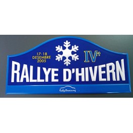 Placa Rally Hivern 2005
