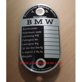 Placa Bastidor BMW PL-219 Image