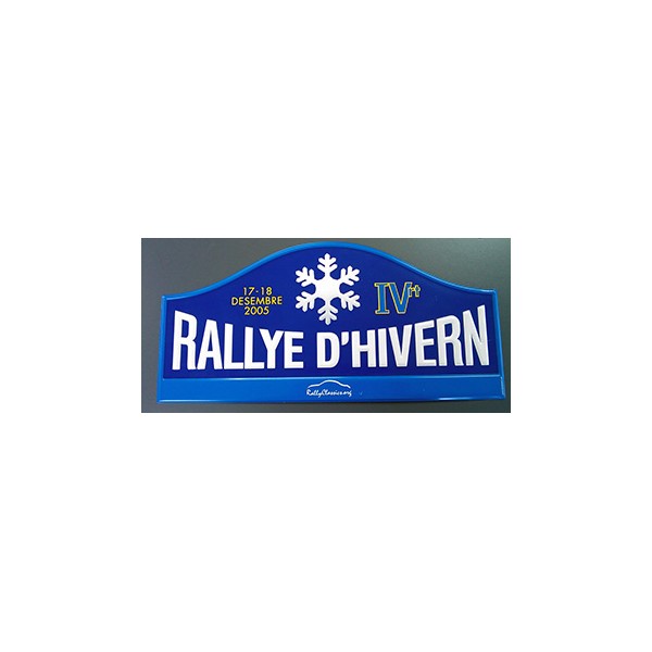 Placa Rally Hivern 2005 Image
