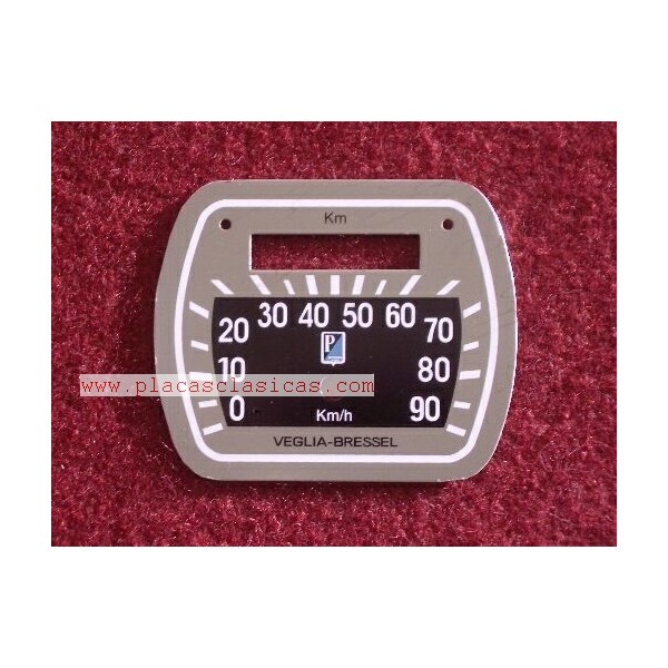 Placa Velocimetro Vespa 0-90 PL-126 Image