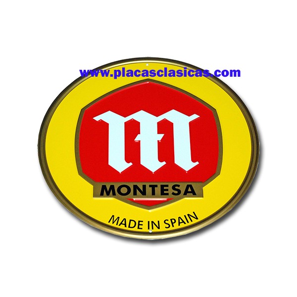 Placa MONTESA AMARILLA 012 Image